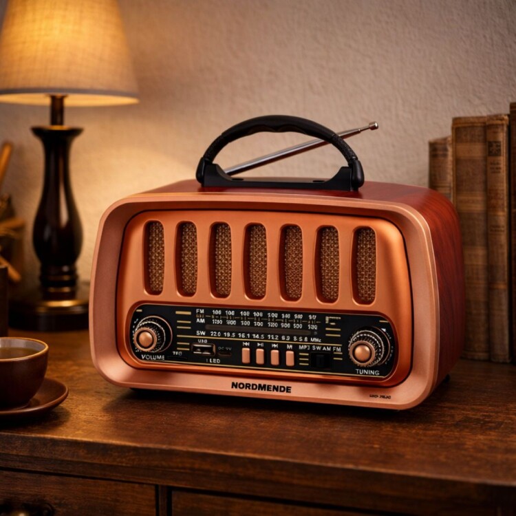 RADIO RETRO PORTATIL AM FM NORDMENDE NRD-RR30 RADIO RETRO PORTATIL AM FM NORDMENDE NRD-RR30