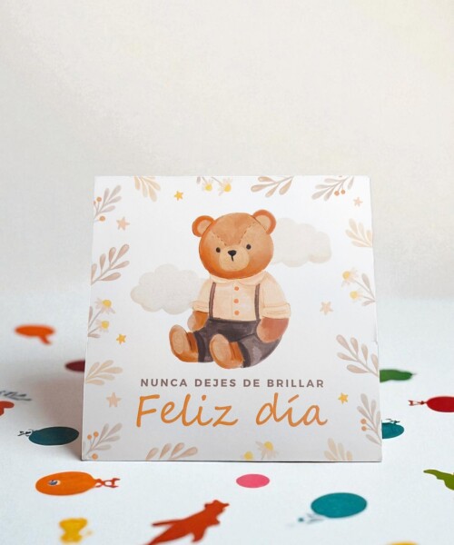 Tarjeta día del niño 10x10 DISEÑO 1