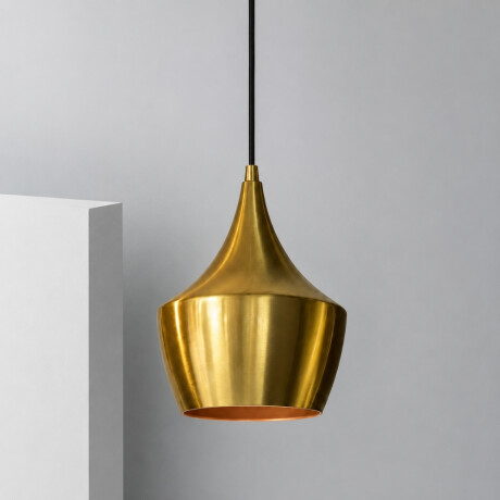ARTEFACTO CAMPANA DECORATIVA GEISHA Luminaria Colgante Geisha 2 Golden ø 20 cm
