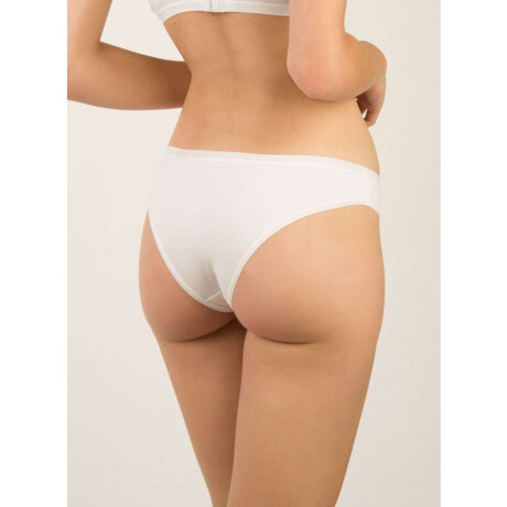 Bikini alta cotton Blanco