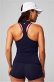 Top Feather Tech+ Racerback Mujer Deep Navy