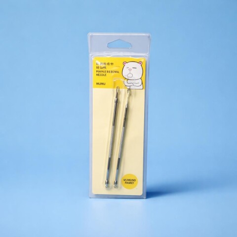 JUEGO DE AGUJAS PARA REMOVER PUNTOS NEGROS Y ACNE JUEGO DE AGUJAS PARA REMOVER PUNTOS NEGROS Y ACNE