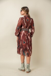 VESTIDO ROBLE REAL Terracota