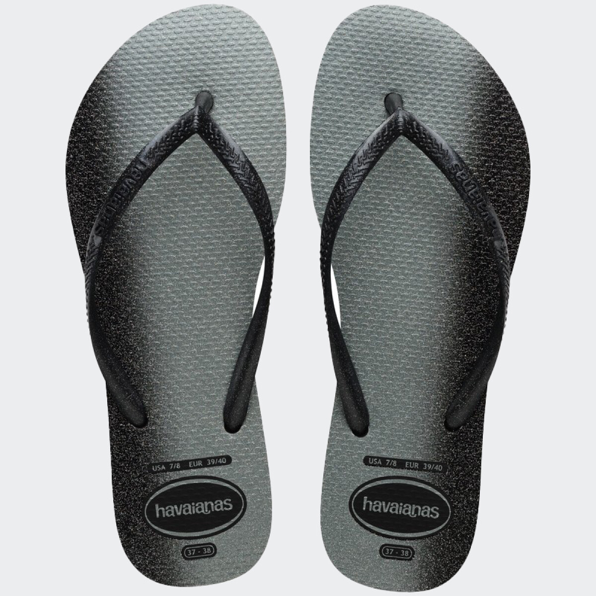Ojotas Havaianas Slim Gloss - Negro 
