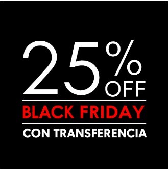 BLACK FRIDAY 25% W K TRANSFER