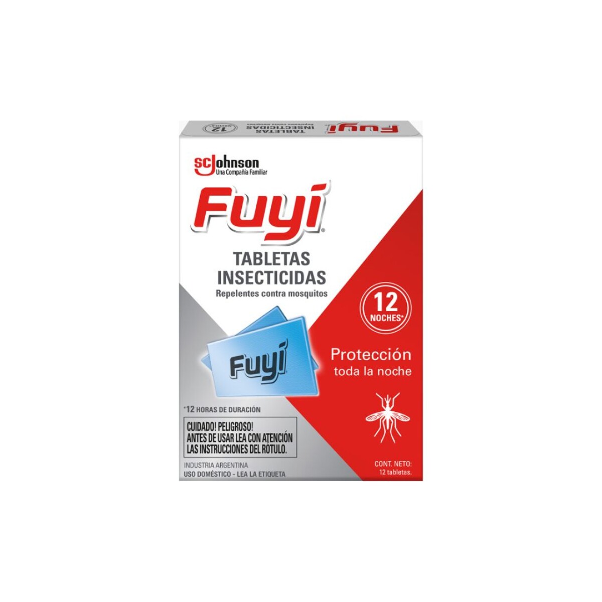 TABLETAS INSECTICIDAS FUYI 12PCS 