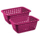 Set x2 Cestos grandes 5,2 lts VIOLETA