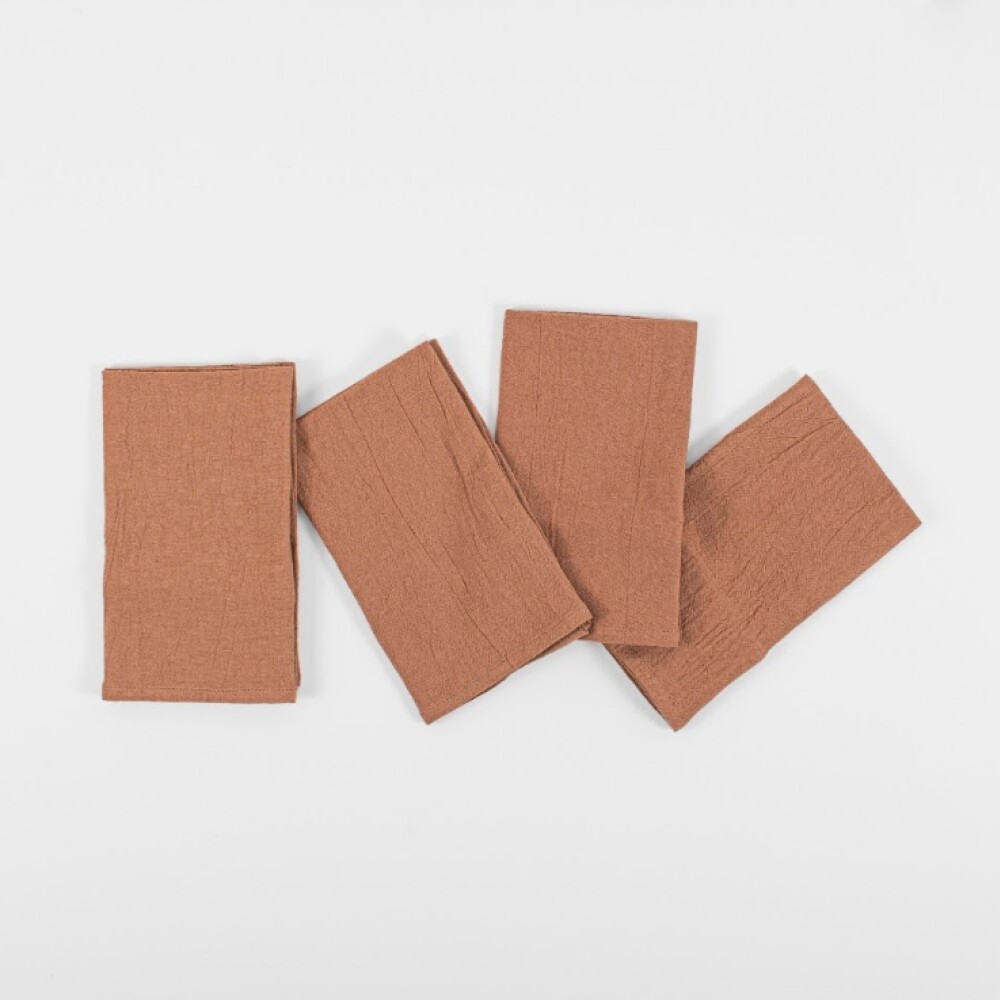 Set X 4 Servilletas 50x50 Bali Praline