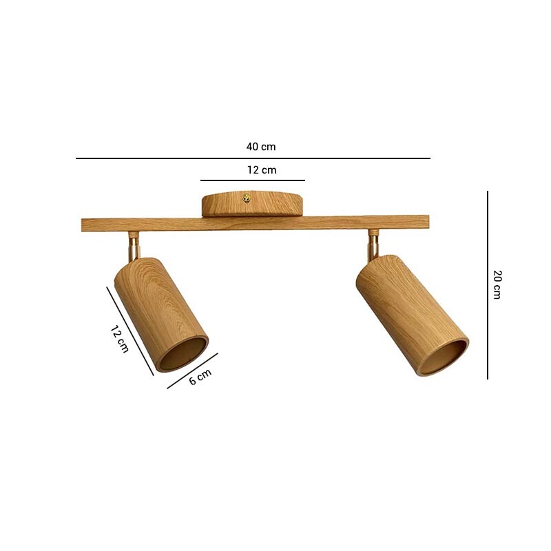 LUMINARIA DE ADOSAR ORIENTABLE LOTO 2 Lámpara de Techo Orientable Loto 2