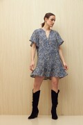 VESTIDO JILL PRINTED Indigo