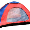 Carpa Iglú De Camping Para 3 Personas AZUL Y ROJO