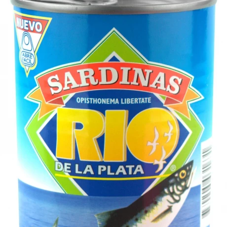 SARDINA ENTERAS RIO DE LA PLATA AGUA Y SAL 425G SARDINA ENTERAS RIO DE LA PLATA AGUA Y SAL 425G