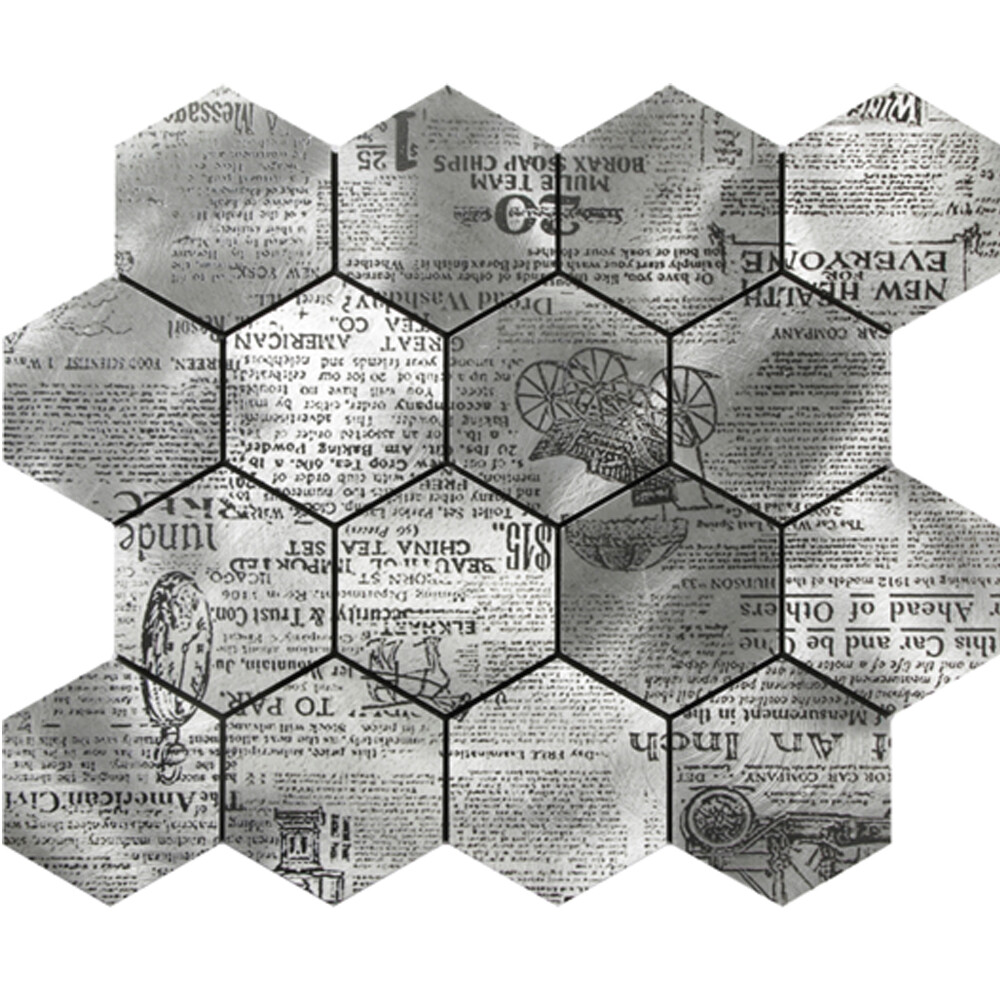 MOSAICO CON TERMINACIÓN DE PIEDRA Y CERÁMICA AUTOADHESIVA 262x300x4 mm Mosaico Con Terminación De Piedra Y Cerámica Autoadhesiva 262x300x4 Mm