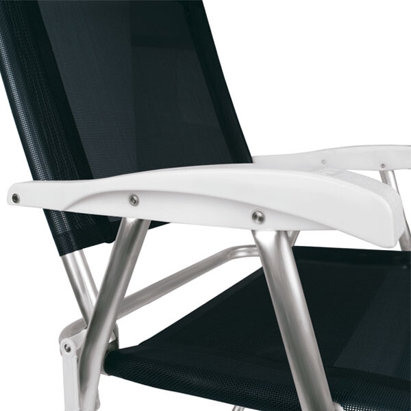 SILLA MASTER PLUS ALUMINIO NEGRA NEGRO