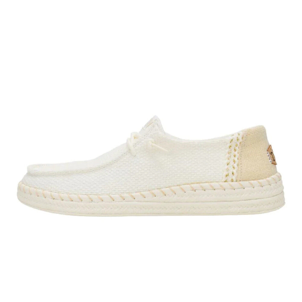 Wendy Espadrille Woven - Mujer White