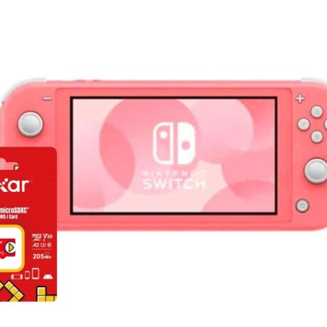 Consola Nintendo Switch Lite Rosado + Micro Sd 512 GB 001
