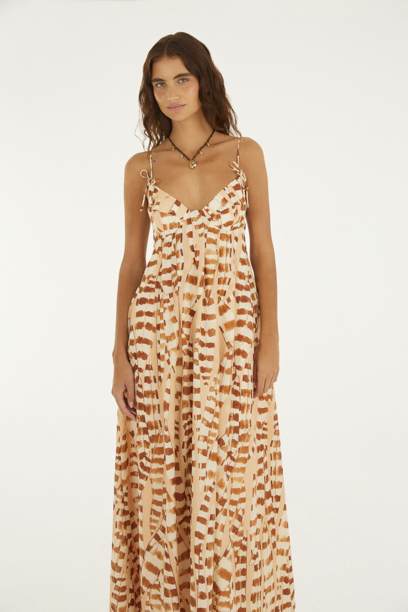VESTIDO PARA MUJER Camel