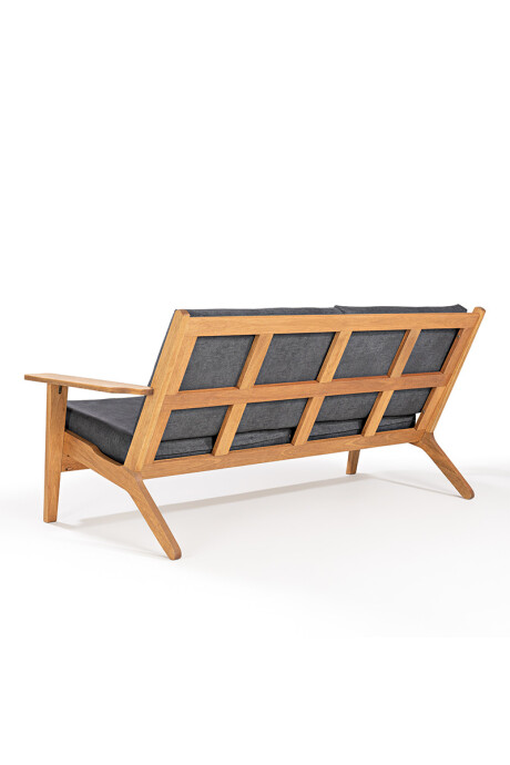 LOTUS SOFA SOFA LOTUS 3 LUGARES ACQUABLOCK NEGRO 185x87x86CM JATOBA
