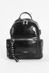 Mochila con llavero de tachas negro