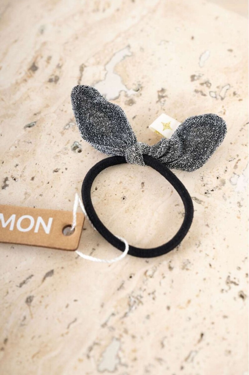 Gomita Moña Lurex - Plata 