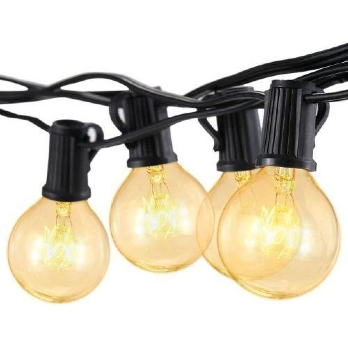 Guirnalda Guía de luces cálidas Vintage para exterior e interior 
