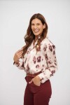 CAMISA AMELIE ESTAMPADO BORDO