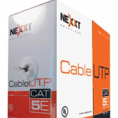 Nexxt - Par trenzado UTP Cat5e para exteriores - 24AWG - 305 m - CMX - Negro Nexxt - Par trenzado UTP Cat5e para exteriores - 24AWG - 305 m - CMX - Negro