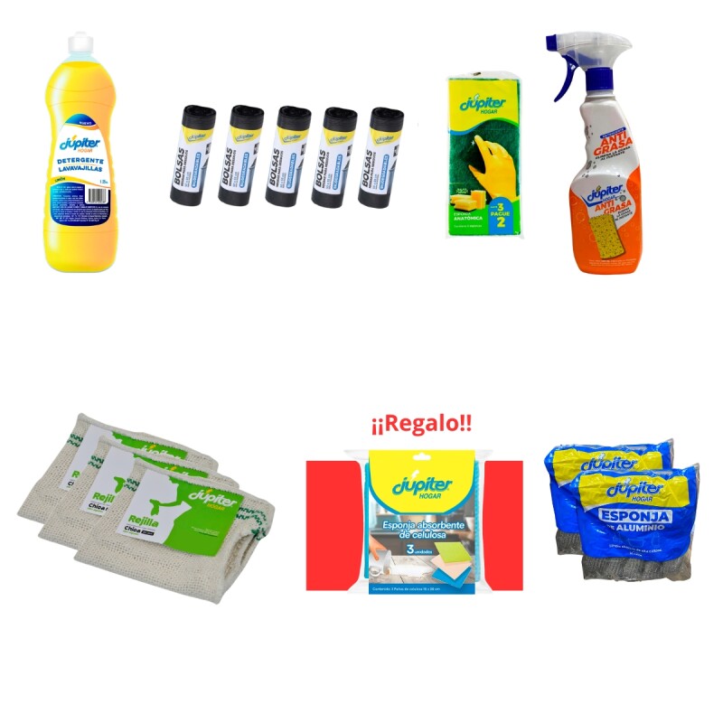 Set limpieza de cocina S/C