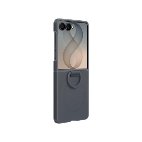 Funda Samsung Silicone Ring Magnet para Galaxy Z Flip8 Black