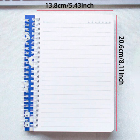 Libreta A5 Estampada Diseño Verde 04