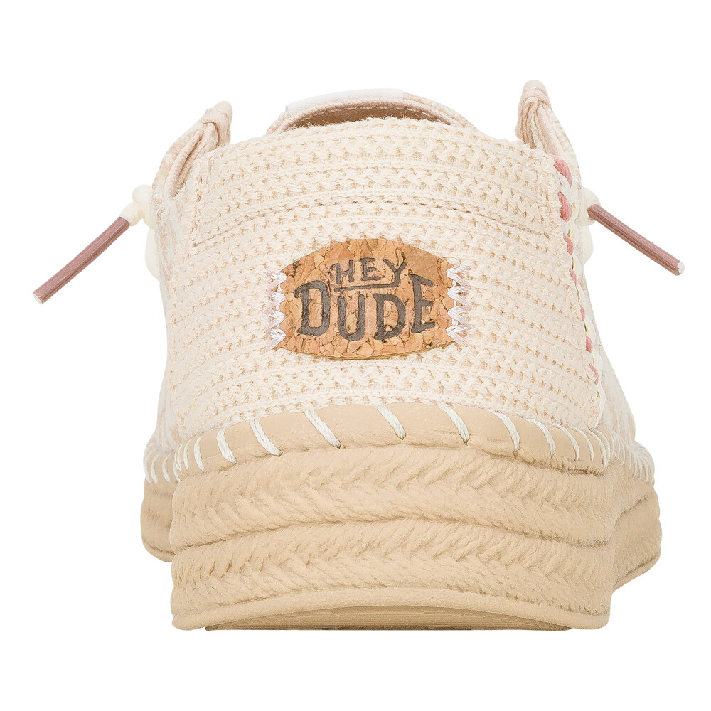 Wendy Espadrille Retro Palm - Mujer Pale Pink/White