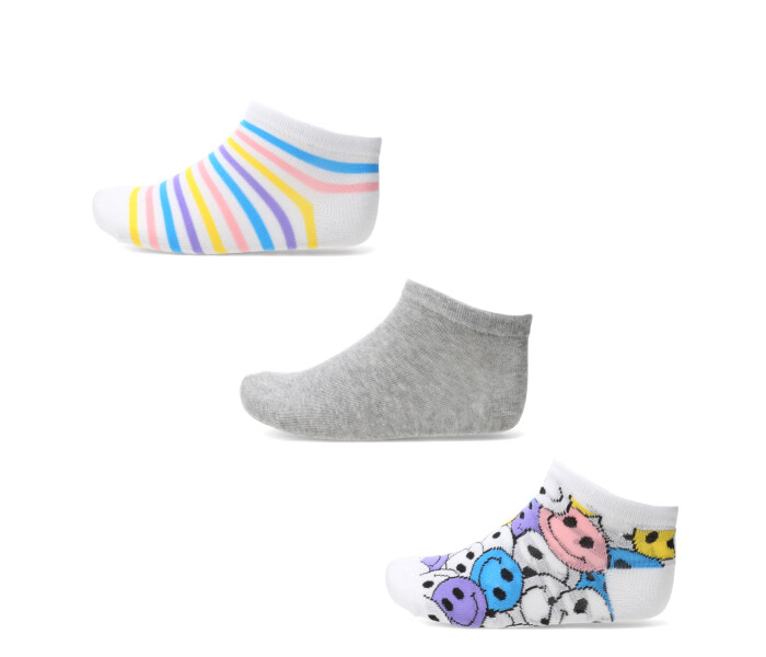 Medias de Niña MINI Miss Carol trainer kids x3 Multicolor