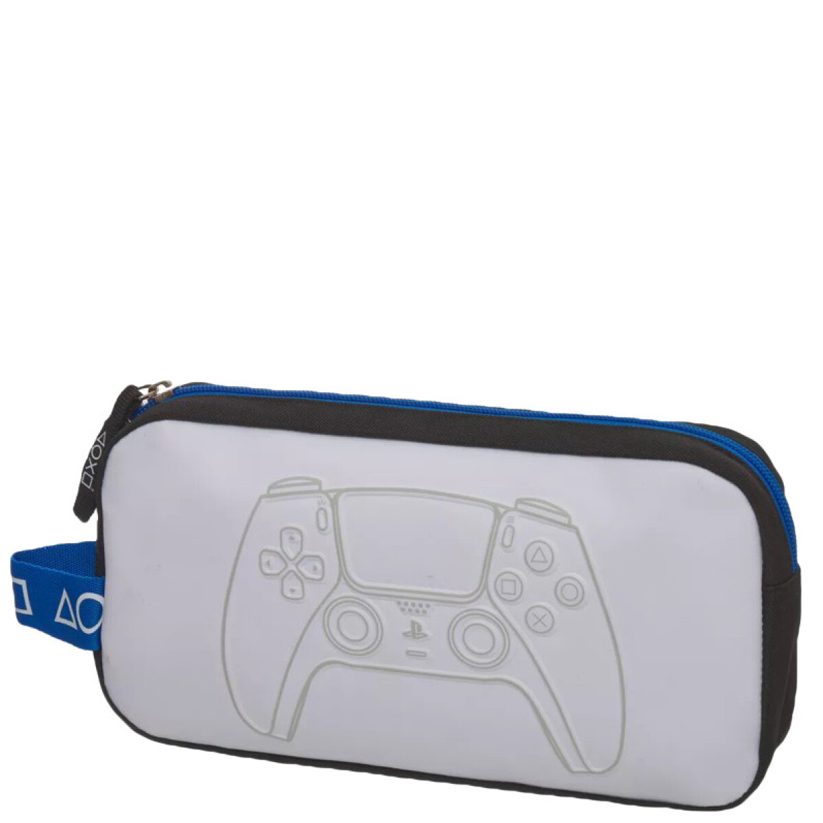 Cartuchera Joystick Play Station Play Station - Negro/Blanco/Azul 