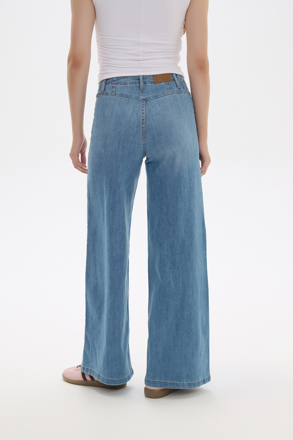 Pantalon Pulan Azul Grisaceo