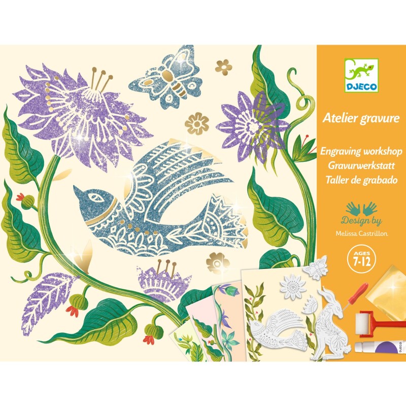 Taller de grabado Pasiflora Djeco Taller de grabado Pasiflora Djeco