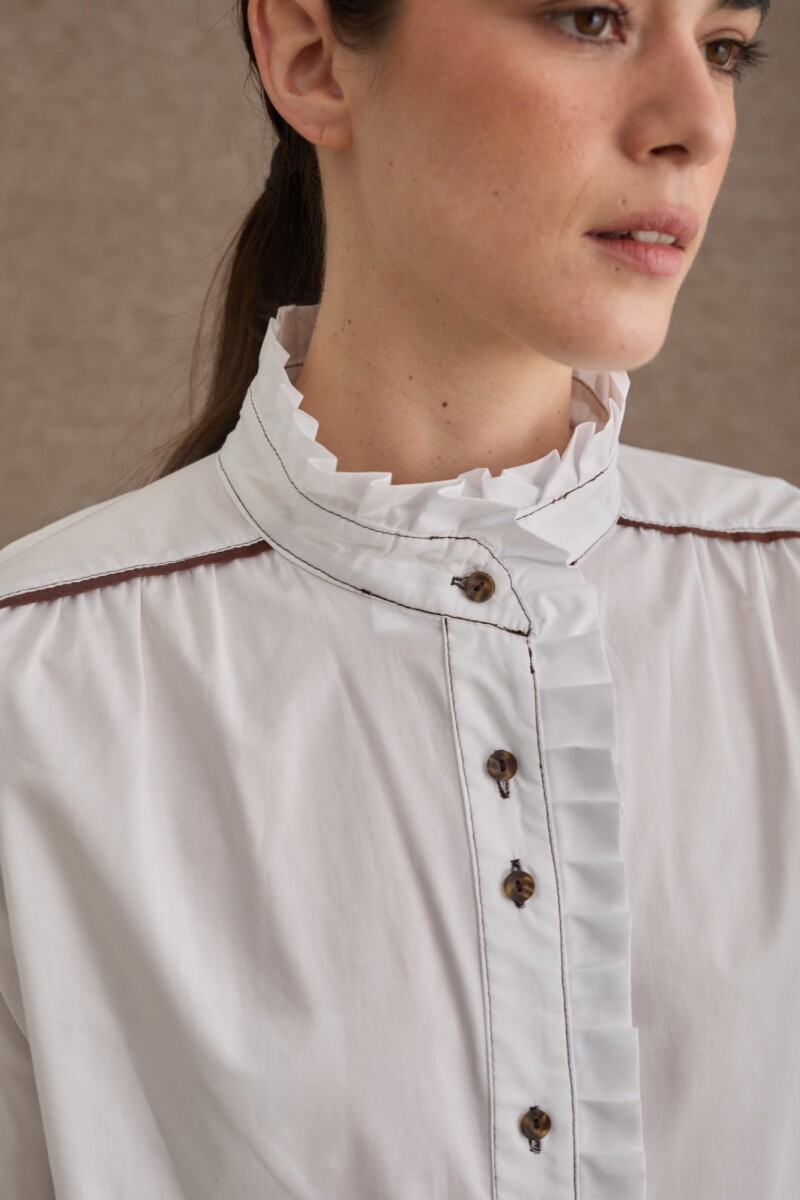 CAMISA SWIM POPELINA Blanco