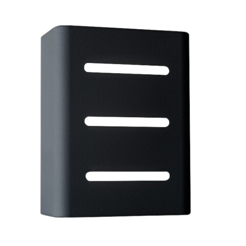 APLIQUE FUSSEN VCP G9 3 ABERTURAS NEGRO MATE APLIQUE FUSSEN VCP G9 3 ABERTURAS NEGRO MATE
