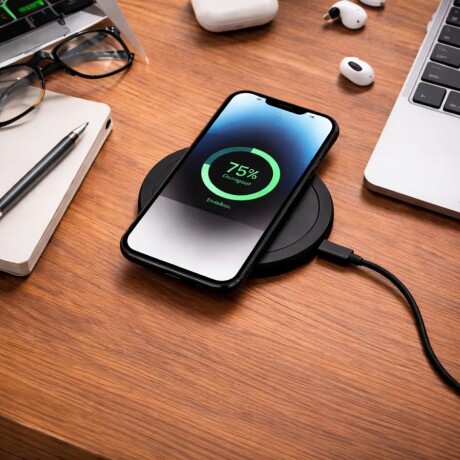 Cargador Inalámbrico Klasse | Conección por cable Type-c incluido Cargador Inalámbrico Klasse | Conección por cable Type-c incluido