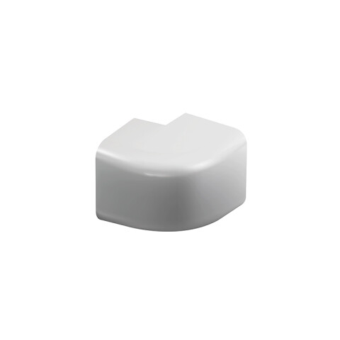 Ángulo exterior 90° PVC blanco para ducto 80x60mm M29356