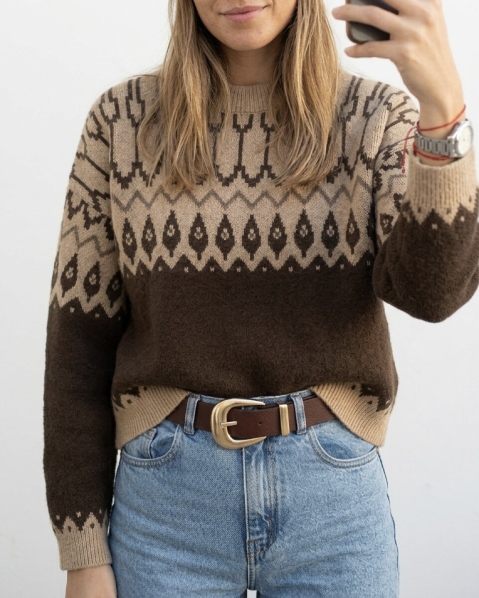Sweater Mariot - Chocolate 