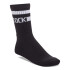 Medias Cotton Crew Black+white