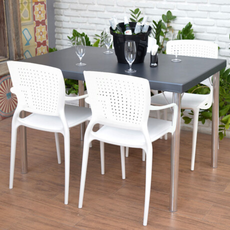 Silla Safira Blanco Kit x2