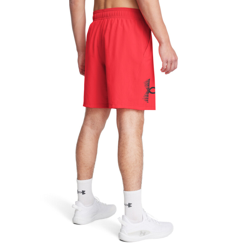 UA Tech Woven Graphic Short-RED RED-713