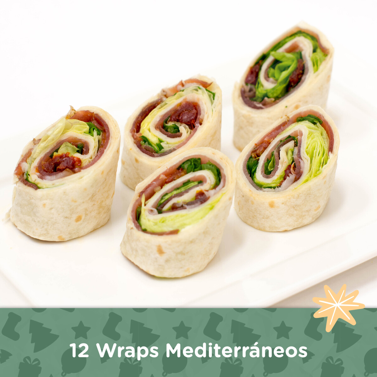 12 Wraps Mediterráneos - 000 