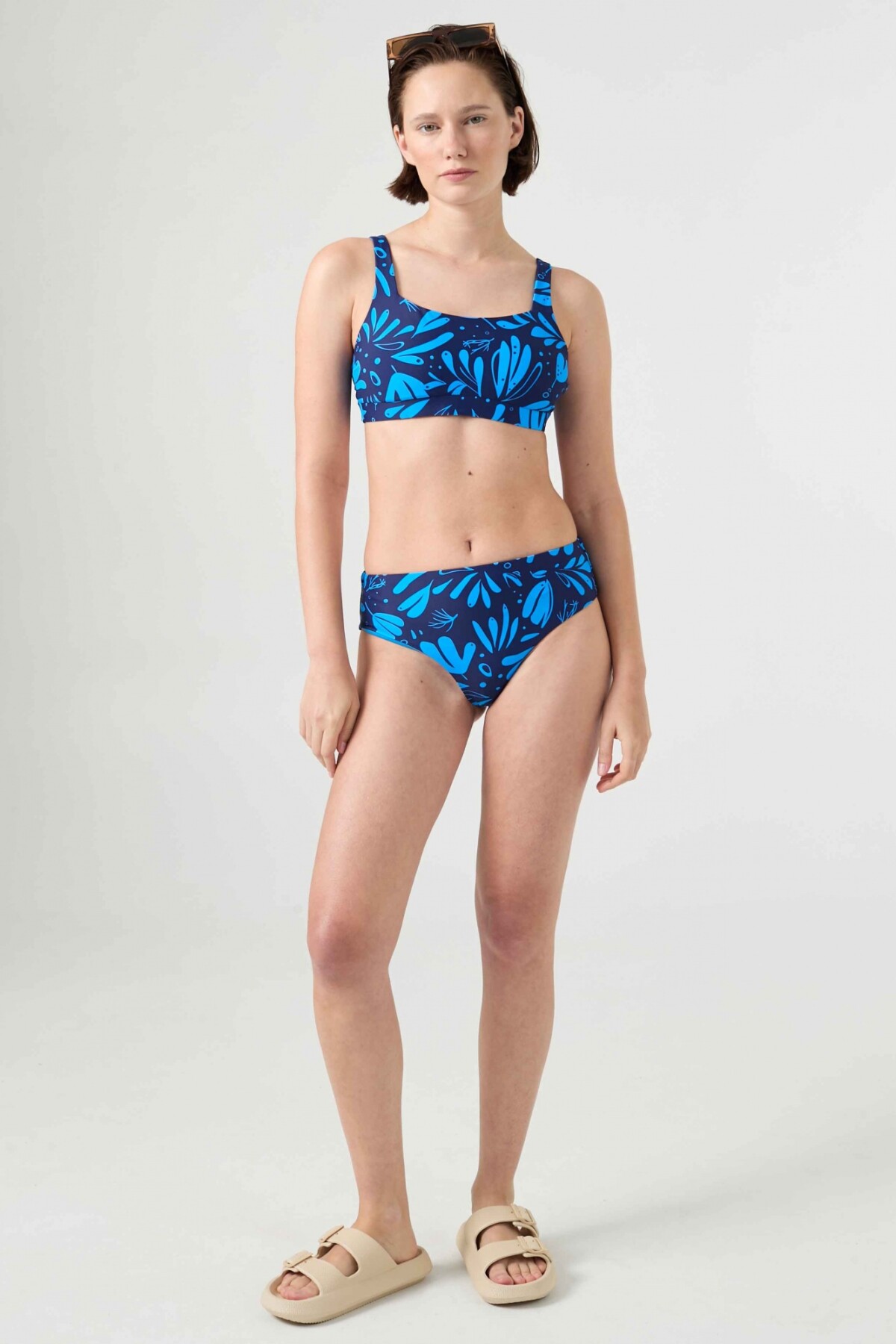 Top Kingston Duo Azul Print