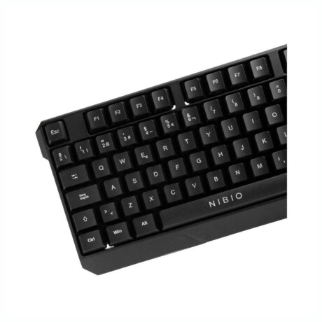 Teclado Gaming NIBIO K200 Wired Retroiluminado Español - Black Teclado Gaming NIBIO K200 Wired Retroiluminado Español - Black