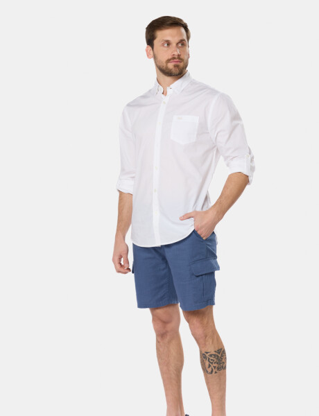 BERMUDA CARGO DE LINO Piedra