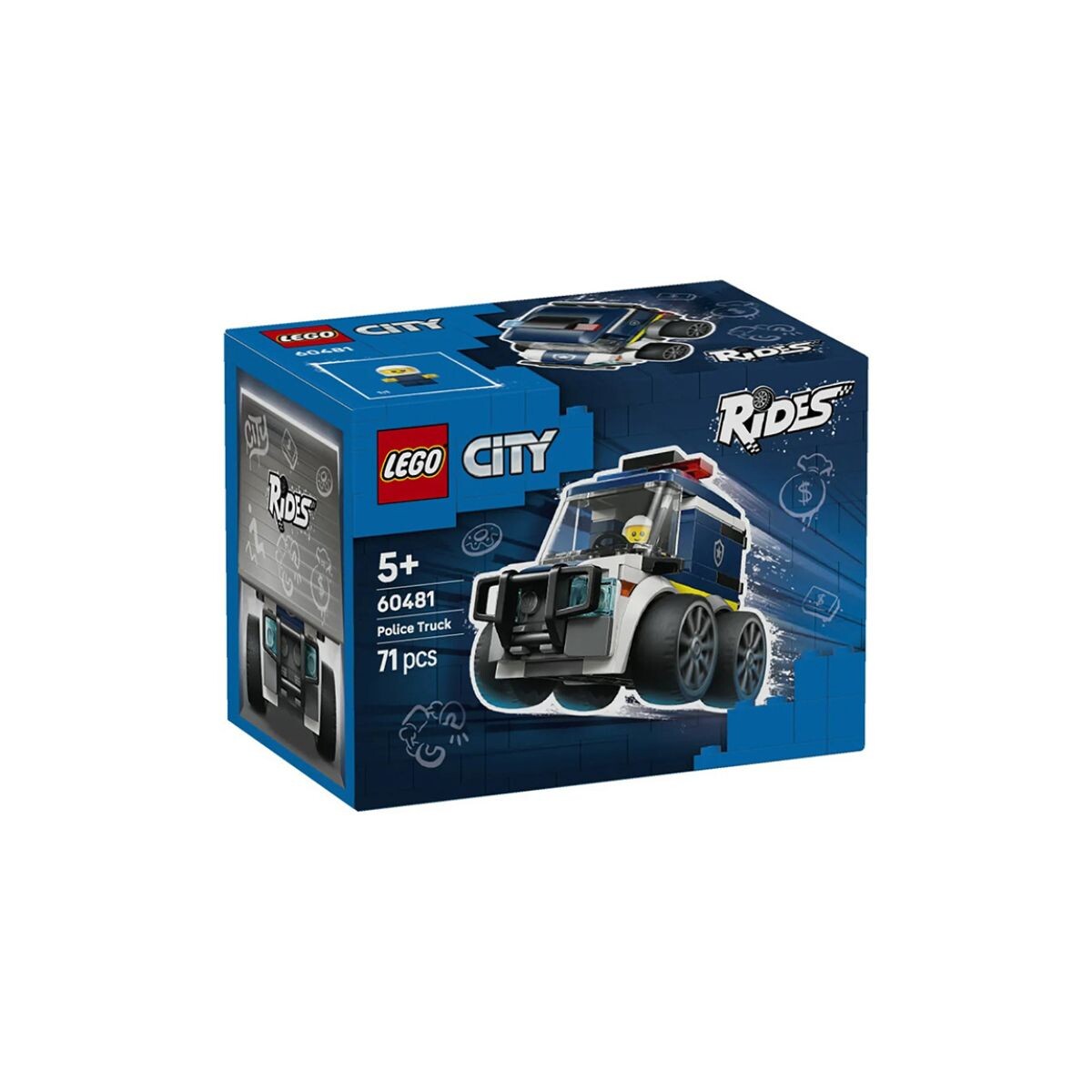 Lego City Furgoneta De Policia 71 Pcs 5+ 