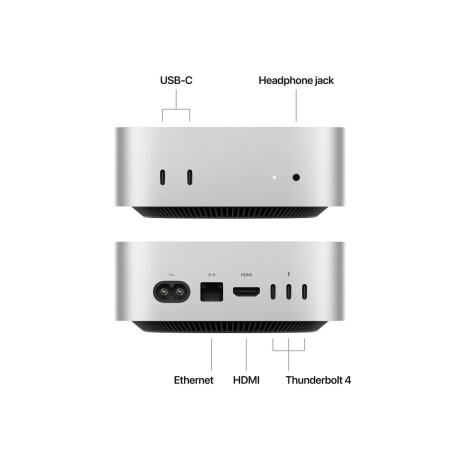 Computadora Apple Mac Mini 2024 MU9D3 Chip M4 256GB 16GB Computadora Apple Mac Mini 2024 MU9D3 Chip M4 256GB 16GB