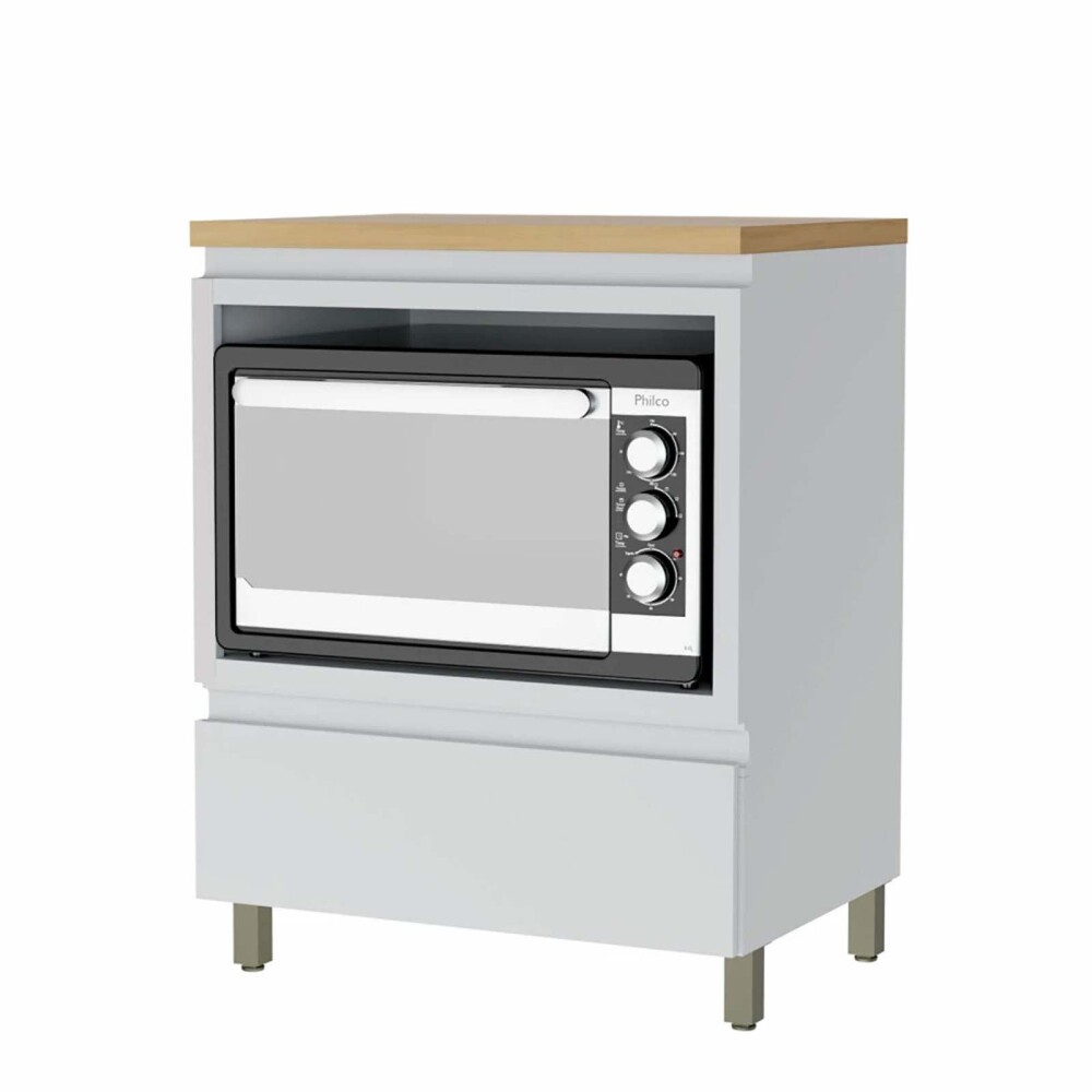 BAJO MESADA MICRO 70 CM MDF BLANCO SUECIA